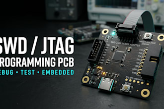 design an swd jtag programming and test adapter pcb debugging and programming sw