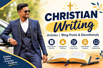 write christian articles and blog contents