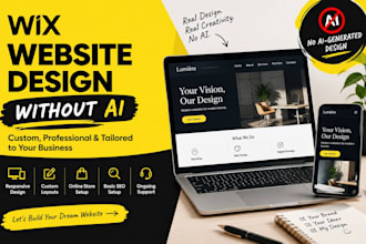 manually design a unique wix website without ai tools