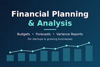 do financial planning and analysis for your startup