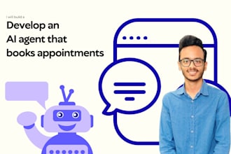 develop an ai agent that books appointments