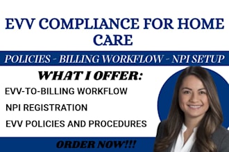 do evv compliance, evv policies, billing workflow and npi setup for home care