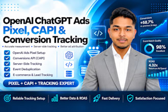 setup openai chatgpt ads pixel, conversion API tracking with GTM