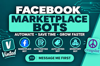build facebook marketplace bot auto posting bot auto listing bot inventory bot