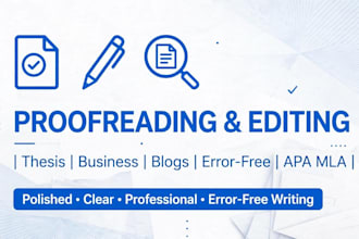 proofread your thesis, business and blog content