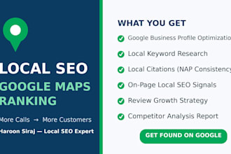 do local SEO, google maps ranking and business profile