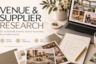 research venues and suppliers for your event