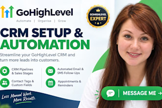setup gohighlevel CRM and ghl lead follow up automation