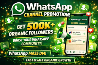 whatsapp channel promotion hit 50k whatsapp channel followers whatsapp promotion