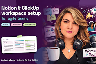 set up your notion or clickup workspace for agile teams