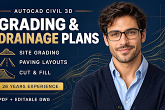 create site grading and drainage plans in autocad civil 3d