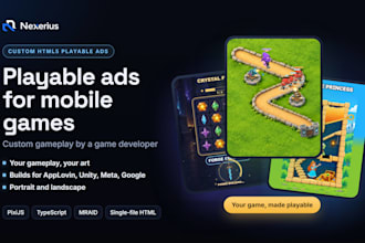 build a custom HTML5 playable ad for your mobile game