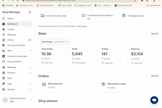 be your professional etsy shop manager and virtual assistant