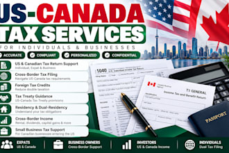 prepare cross border tax returns of US, german and canada