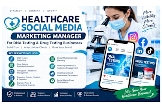be your healthcare dna testing drug testing social media marketing manager
