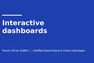 build an interactive excel dashboard with kpis and slicers