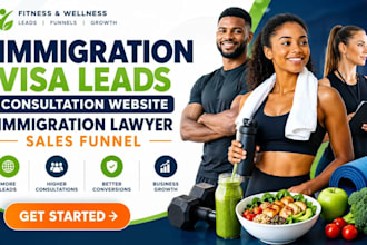 generate immigration visa leads design consultation leads and sales