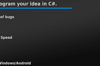 do a game in visual studio csharp