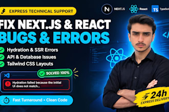 fix nextjs, react bugs, hydration errors and API integration