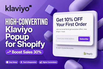 create high converting klaviyo popup form for shopify to collect emails