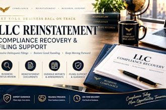 help with US llc reinstatement and business compliance recovery