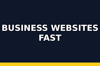 build an ai business website or landing page, one page or multi page