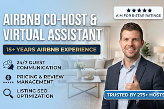 be your airbnb co host, pricing,and listing SEO optimization