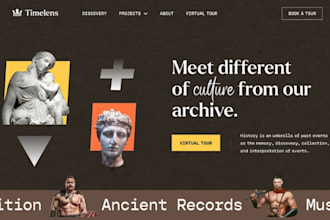 design wix art gallery website artist exhibition museum artist portfolio website