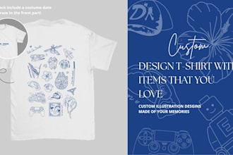 do costume tshirt and hoodie design for you