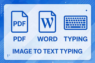 retype PDF to word and type documents accurately