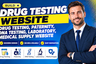 drug testing website, paternity, dna testing, laboratory, medical supply website