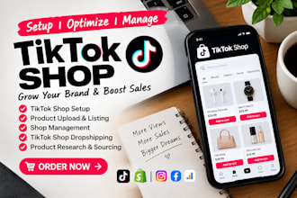 fix tiktok dropshipping, setup tiktok shop and affiliate marketing