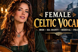 sing female irish celtic, sea shanty, tavern, medieval and pirate songs