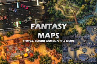 create create high quality, detailed maps for dnd, ttrpgs or boardgames
