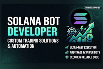 do solana bot, sniper bot, memecoin bot, arbitrage bot, pumpfun bot