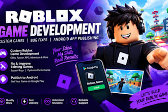 build roblox full game, fix roblox script fix roblox game bugs, roblox developer