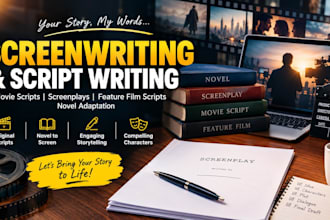 screenwriting, movie script, screenplay, feature film script, novel adaptation