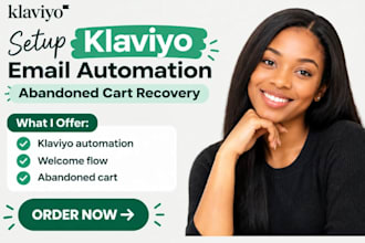 setup klaviyo email automation klaviyo welcome flows abandoned cart recovery