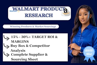 do walmart product research and winning products listing for dropshipping