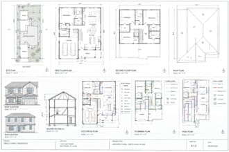 draft permit architectural mep and construction  drawings in texas virginia ohio