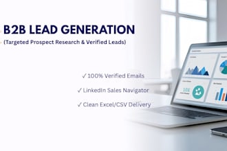 b2b lead generation and targeted prospect research