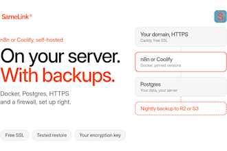 self host n8n or coolify on your vps with postgres https and backups