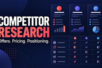 research competitors and compare their offers and public pricing