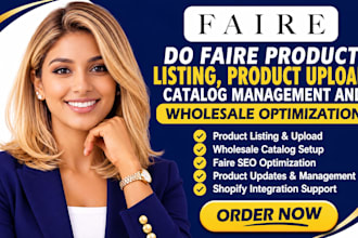 faire product listing product upload catalog management wholesale optimization