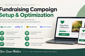 create and set up your gofundme crowdfunding campaign
