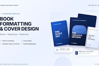 format your book and design its cover