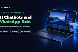 build ai chatbots, whatsapp bots and ai automation workflows