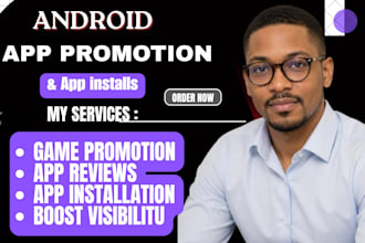 promote new android app or gaming app to increase visibility