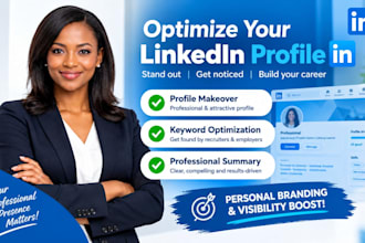 optimize your linkedin profile, headline about section and SEO