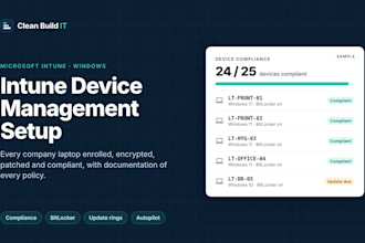 set up microsoft intune to manage and secure your company devices